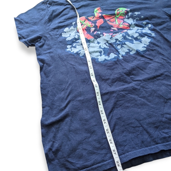 Attack on Titans Blue T-shirt Small/ medium - Picture 3 of 4